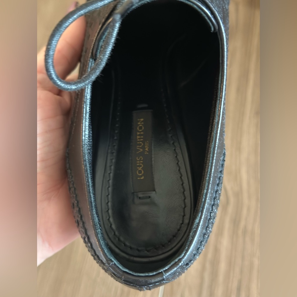 Louis Vuitton Square Toe Hidden Platform Oxford B… - image 6